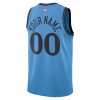 Dres Los Angeles Clippers Prilagođeni Nike 2024-25 City Edition Plava Swingman
